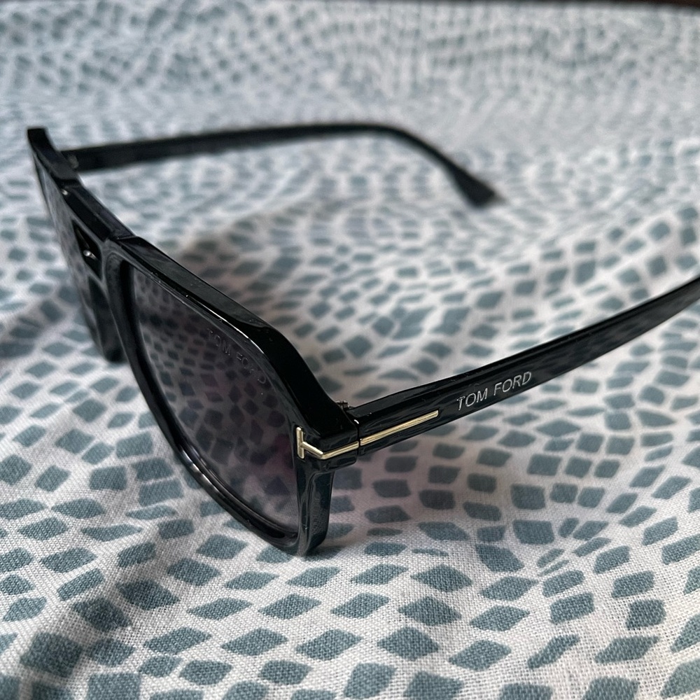 Tom Ford Glossy Black Sunglasses